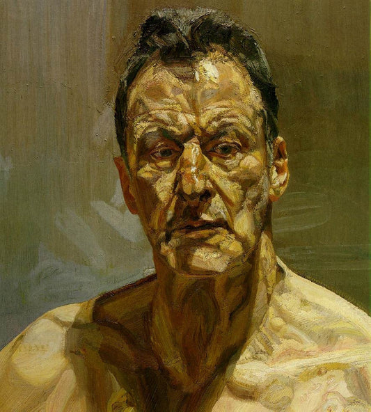 Reflection (Self-Portrait) - by Lucian Freud