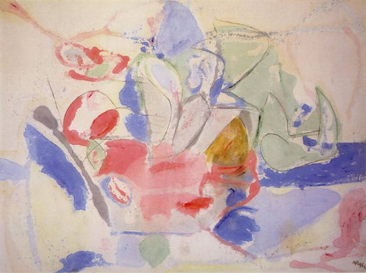 Mountains and Sea - by Helen Frankenthaler