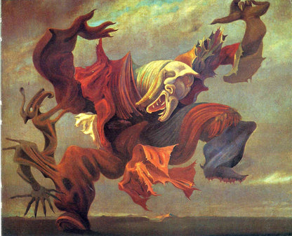 The Angel of the home or the Triumph of Surrealism - by Max Ernst