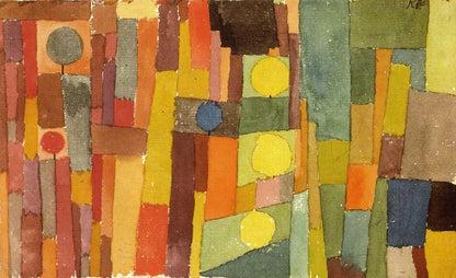 In the Style of Kairouan - by Paul Klee