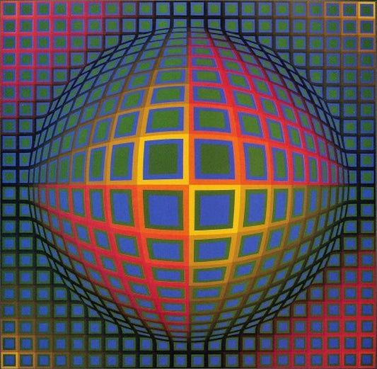 Vega-Nor - by Victor Vasarely