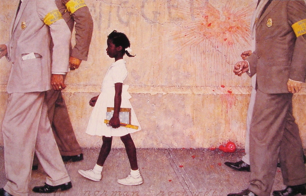 The problem we all live with - by Norman Rockwell