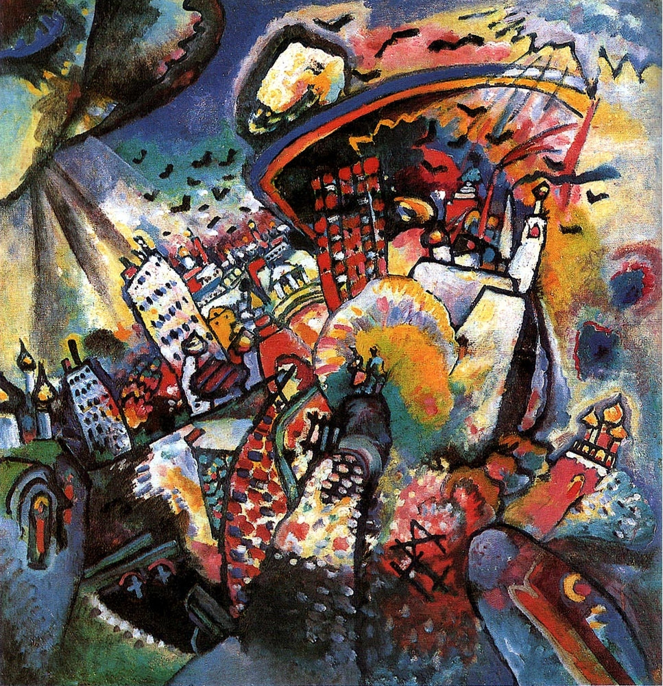 Moscow I - by Wassily Kandinsky