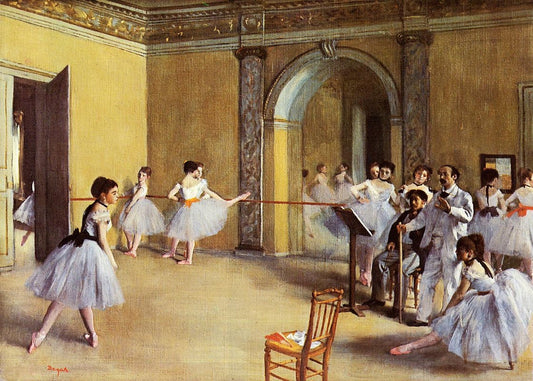 Dance Class at the Opera - by Edgar Degas