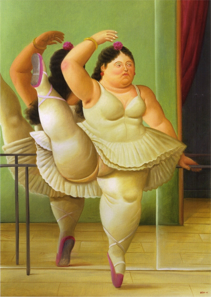 Dancers at the Bar - by Fernando Botero