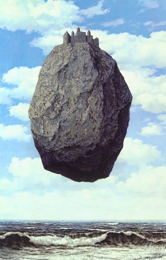 The Castle of the Pyrenees - by Rene Magritte