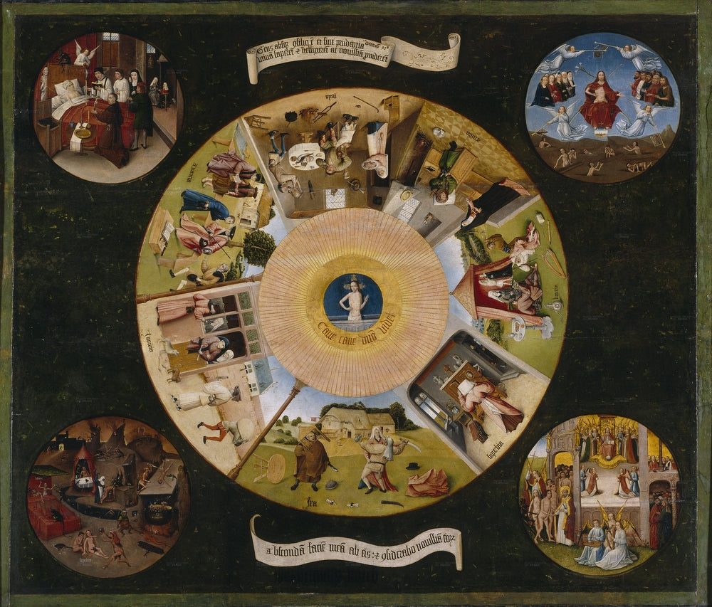 The Seven Deadly Sins and the Four Last Things - by Hieronymus Bosch