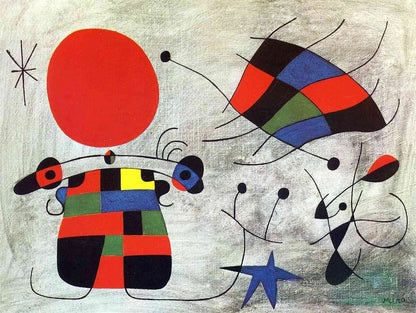 The Smile of the Flamboyant Wings - by Joan Miro