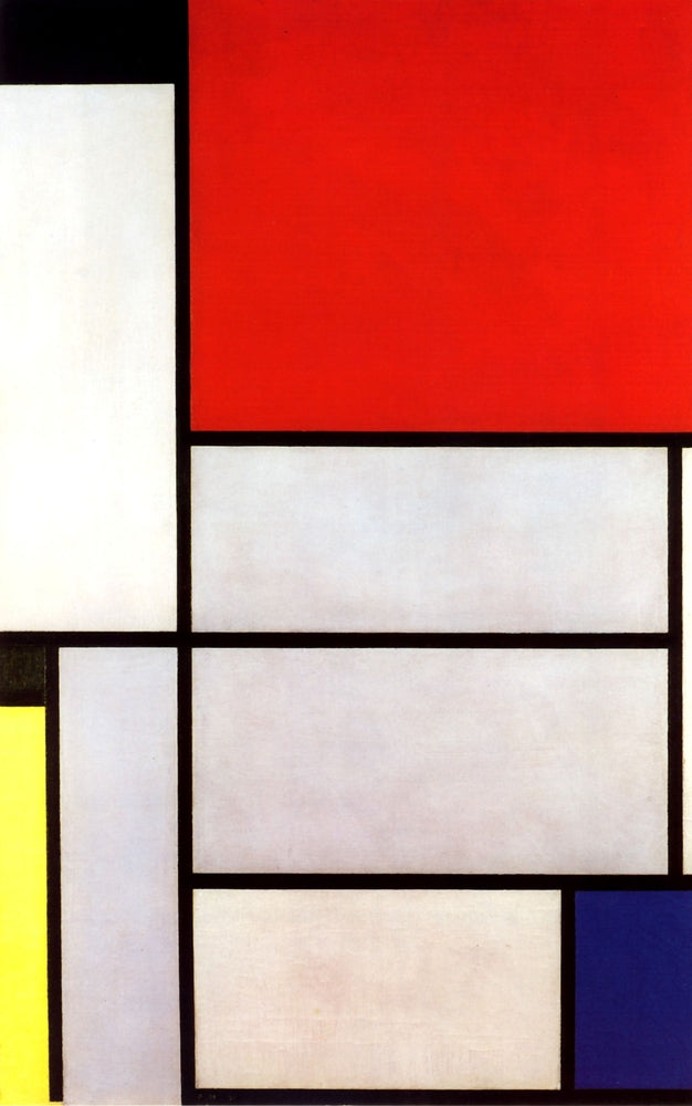 Tableau I - by Piet Mondrian