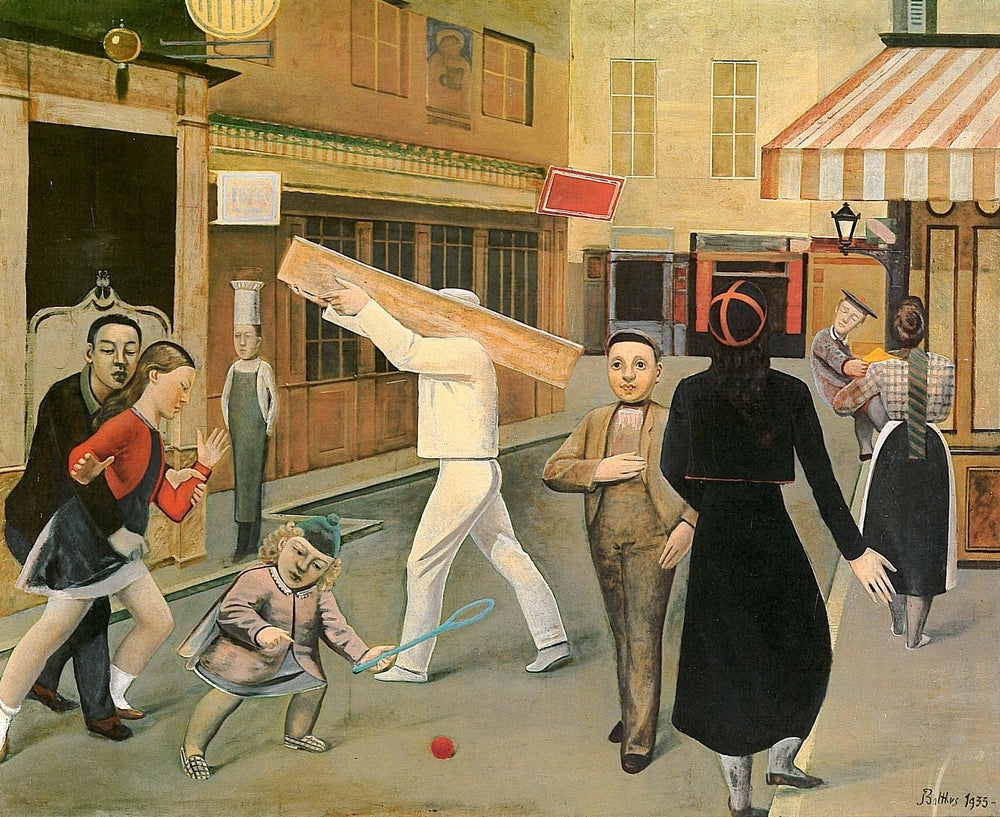 The street - by Balthus