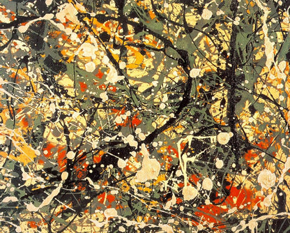 Number 8,  (detail) - by Jackson Pollock