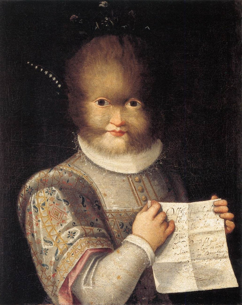 Portrait of Antonietta Gonzalez - by Lavinia Fontana