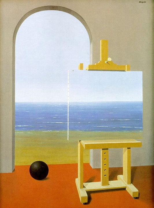 The human condition - by Rene Magritte