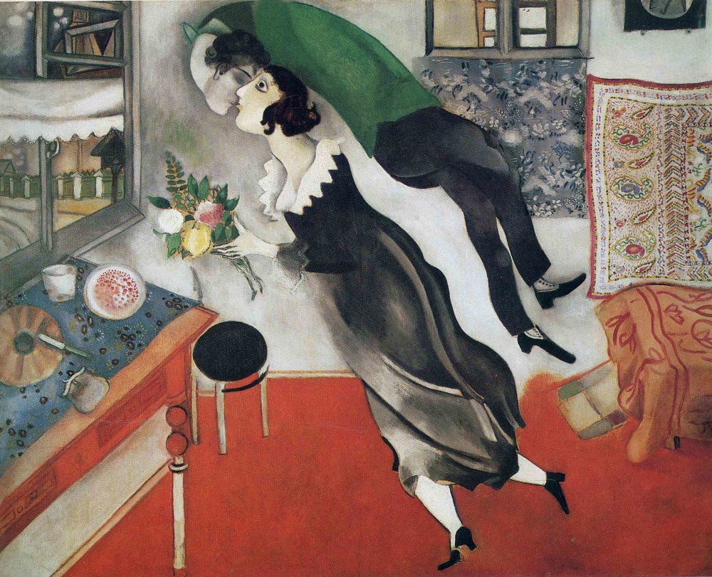 The Birthday - by Marc Chagall