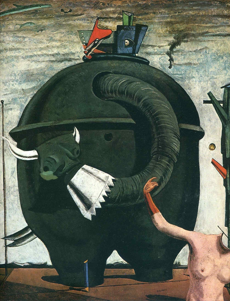 The Elephant Celebes - by Max Ernst