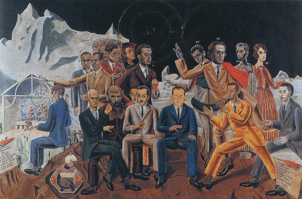 A Friends' Reunion - by Max Ernst