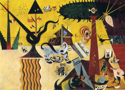 The Tilled Field - by Joan Miro