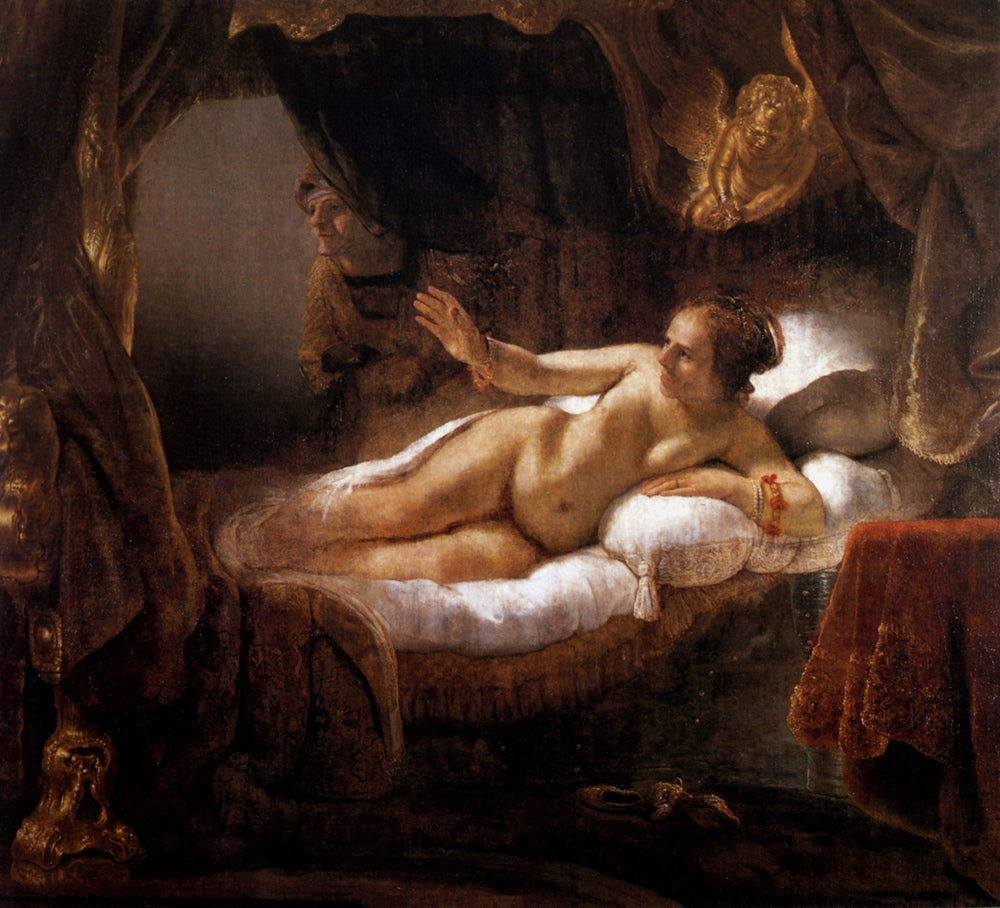 Danae - by Rembrandt