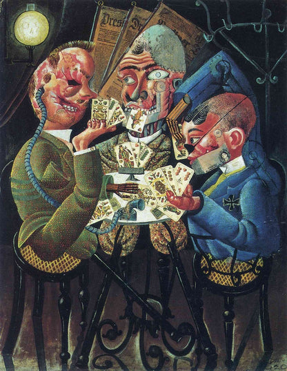 The Skat Players - by Otto Dix