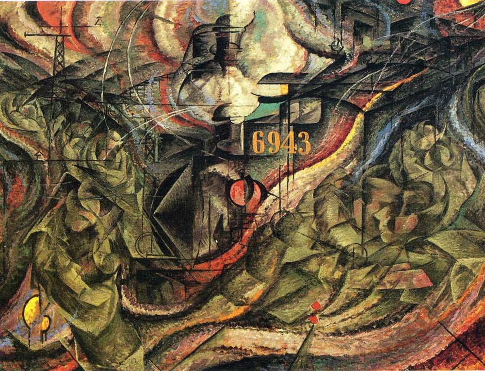 States of Mind I: The Farewells - by Umberto Boccioni