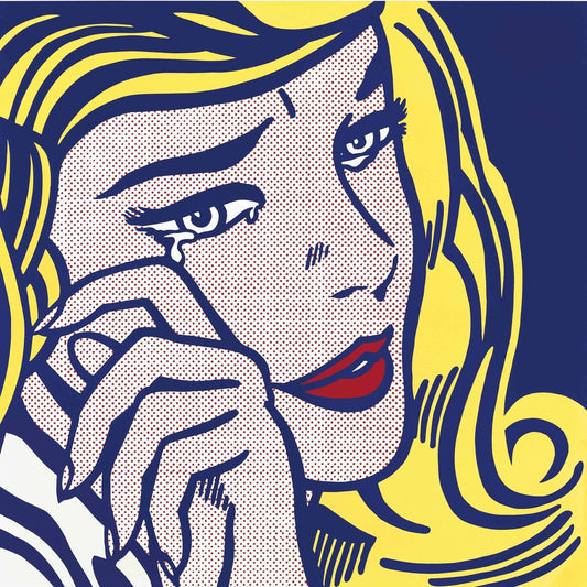 Crying girl - by Roy Lichtenstein