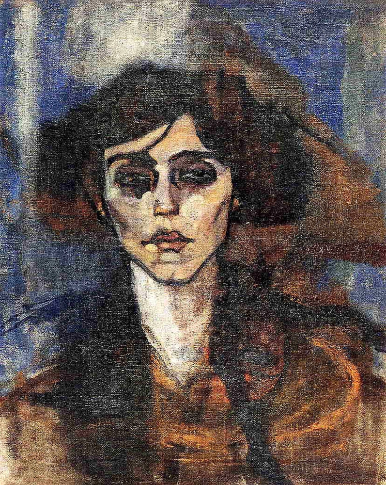 Portrait of Maude Abrantes - by Amedeo Modigliani