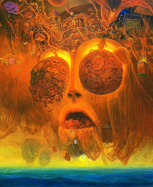 Untitled - by Zdzislaw Beksinski