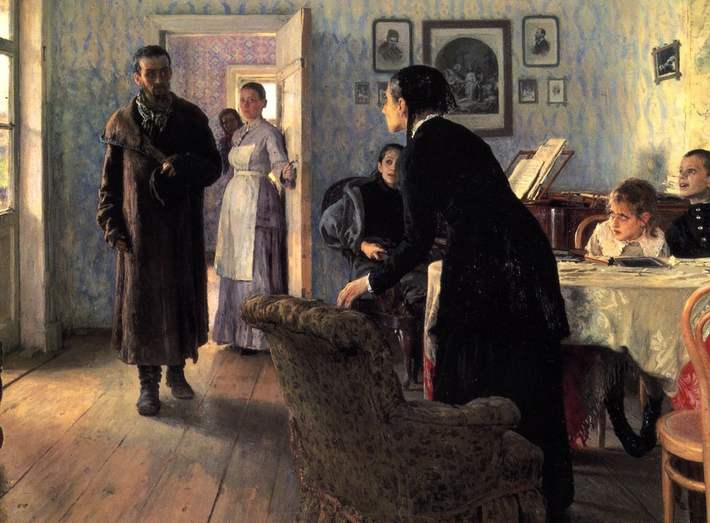 Unexpected Visitors - by Ilya Repin