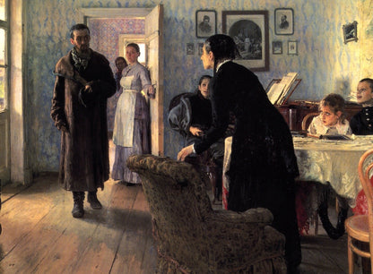 Unexpected Visitors - by Ilya Repin