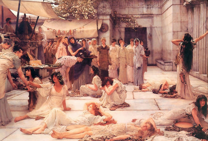 The Women of Amphissa - by Sir Lawrence Alma-Tadema