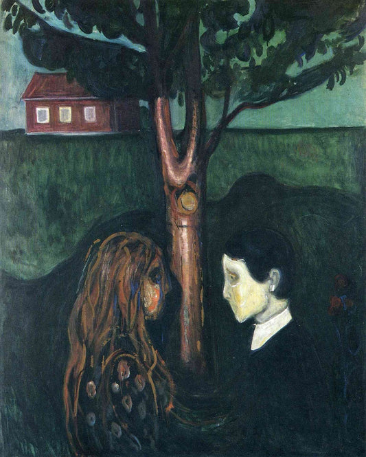 Eye in Eye - by Edvard Munch