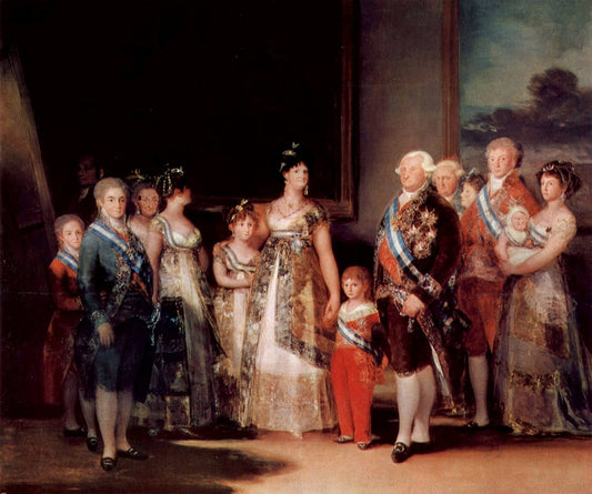 Charles IV of Spain and his family - by Francisco Goya