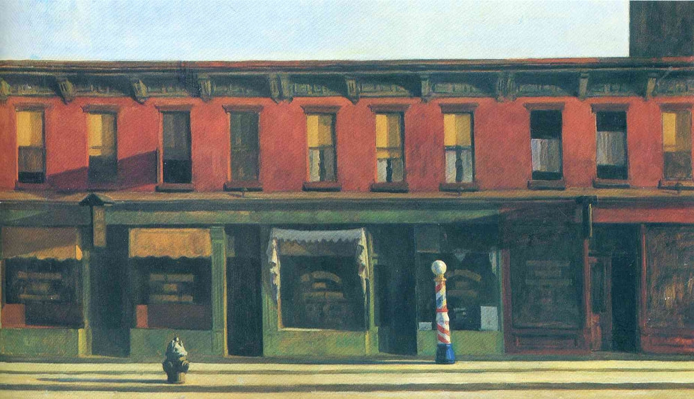 Early Sunday Morning - by Edward Hopper