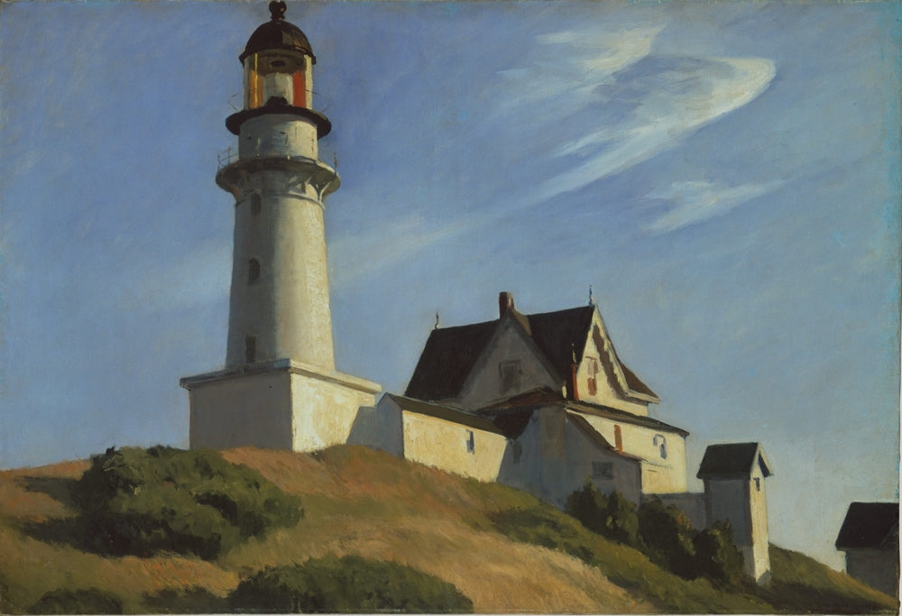 Lighthouse at Two Lights - by Edward Hopper