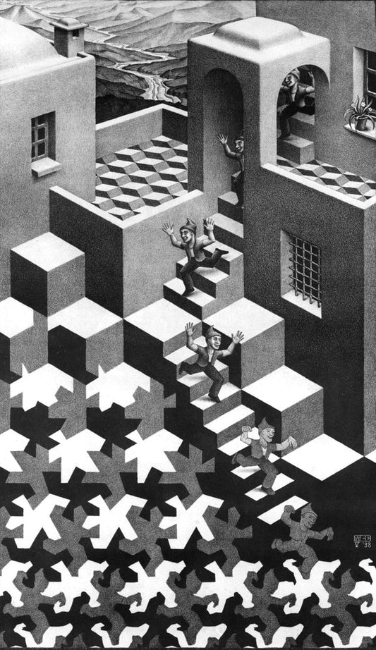 Cycle - by M.C. Escher