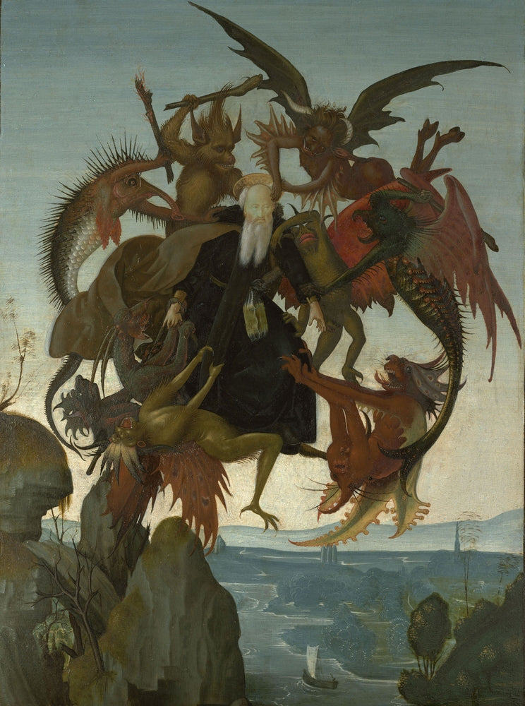 The Torment of Saint Anthony - by Michelangelo