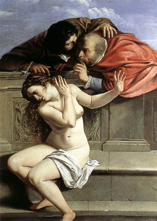 Susanna and the Elders - by Artemisia Gentileschi