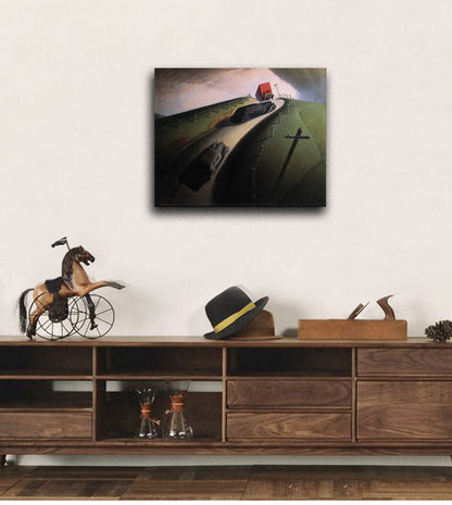 Death on the Ridge Road - by Grant Wood
