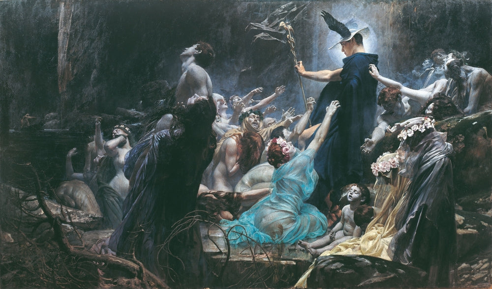 The Souls of Acheron - by Adolf Hirémy-Hirschl