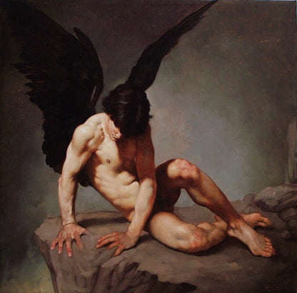 Fallen Angel - by Roberto Ferri