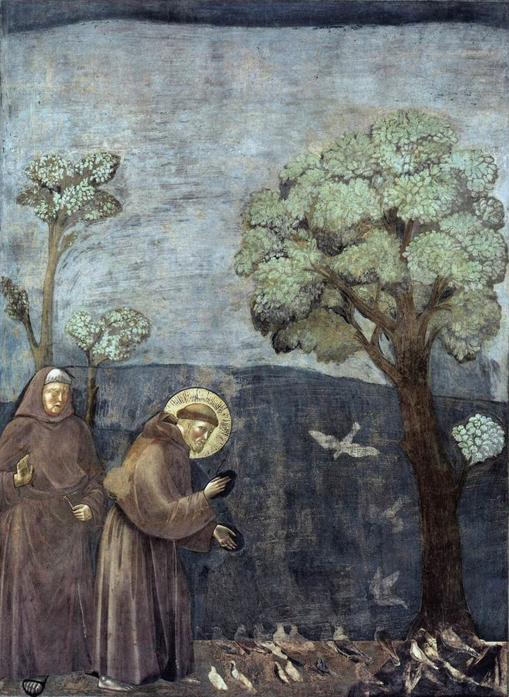 St. Francis Preaching to the Birds - by Giotto