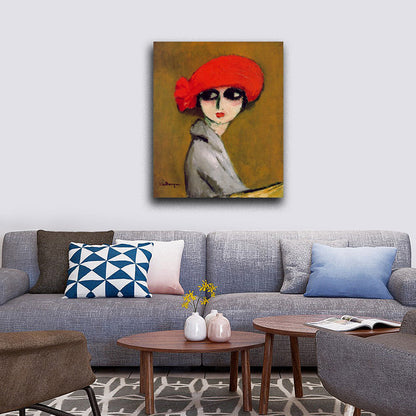 The Corn Poppy - by Kees van Dongen