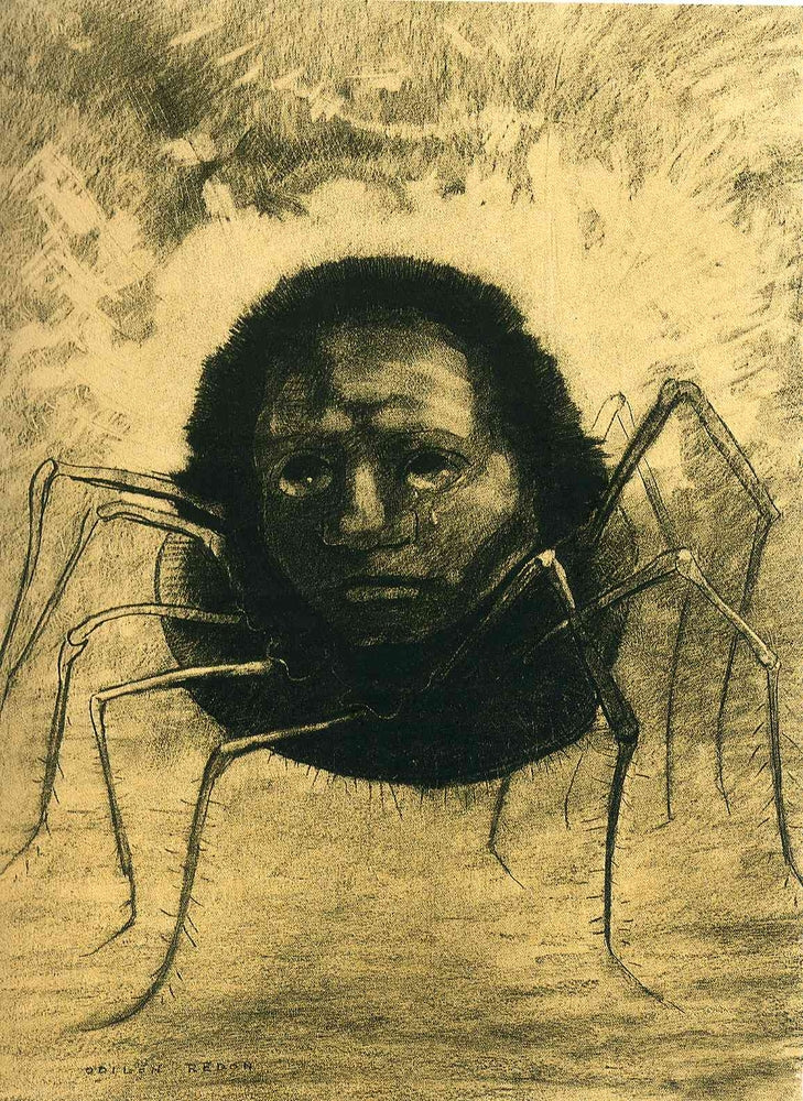 The Crying Spider - by Odilon Redon