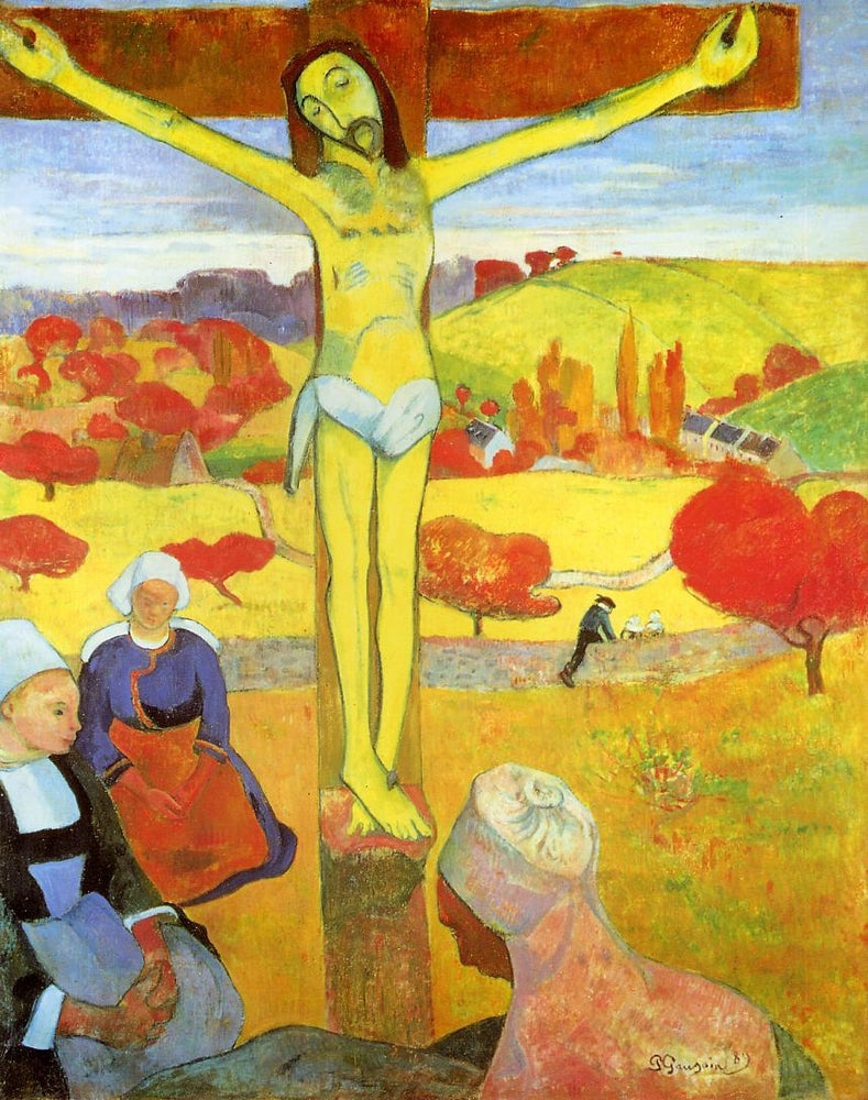 Yellow Christ - by Paul Gauguin