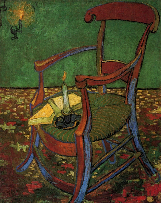 Paul Gauguin's Armchair - by Vincent van Gogh