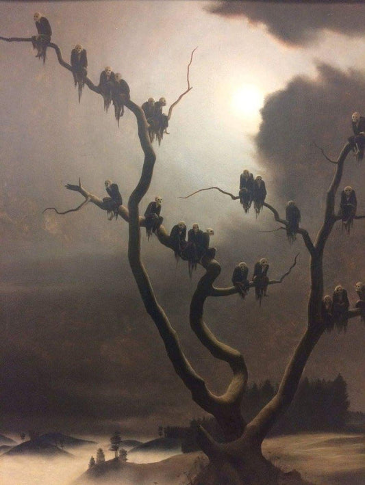 Ghosts on a Tree - by Franz Sedlacek