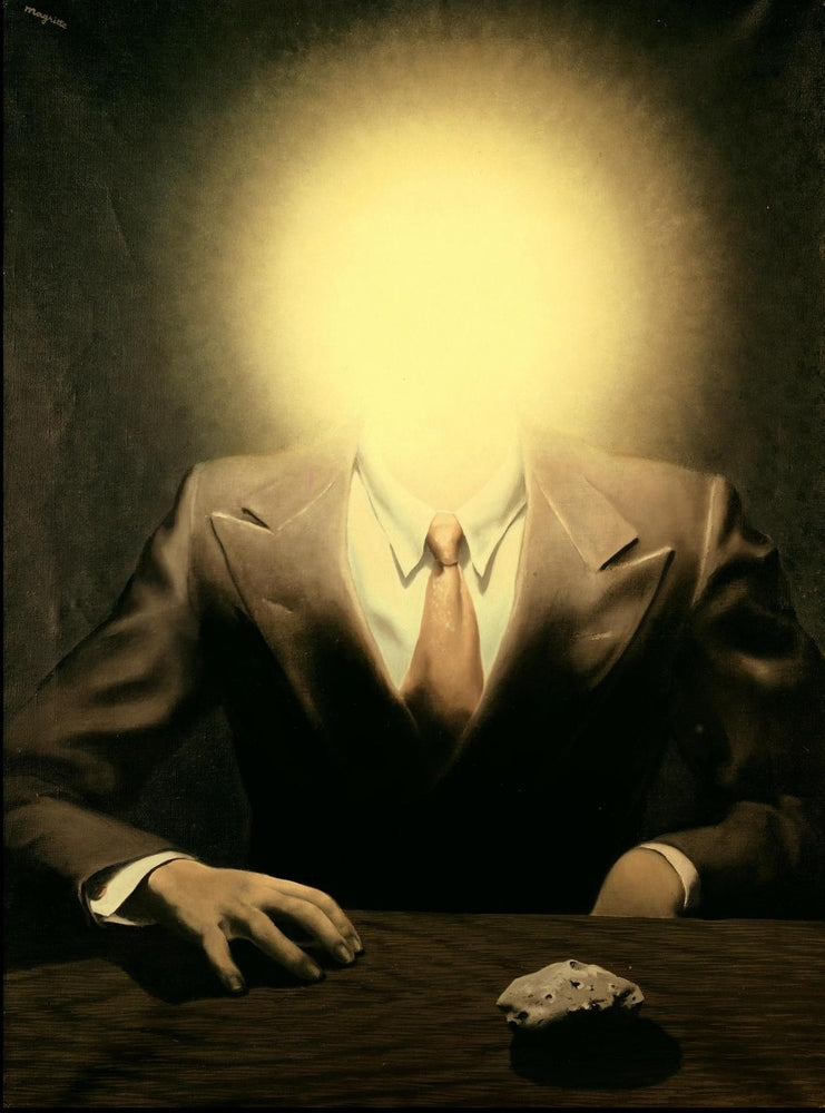 The Pleasure Principle (Portrait of Edward James) - by Rene Magritte