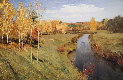 Golden Autumn - by Isaac Levitan