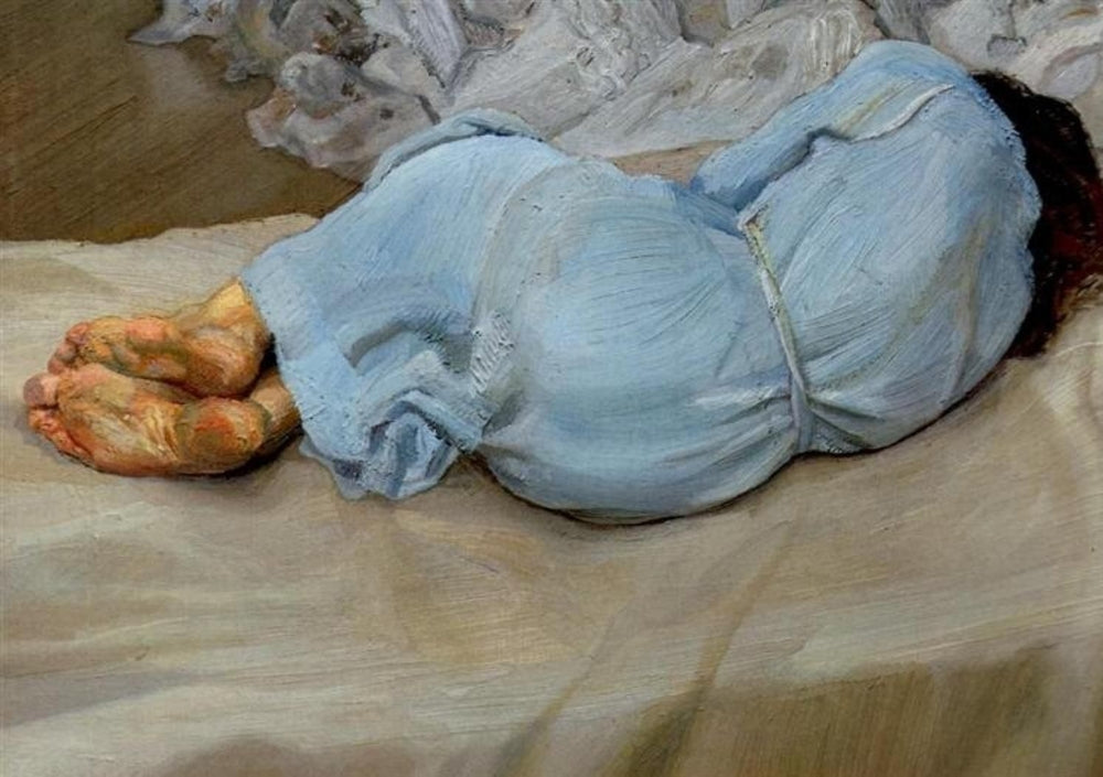 Annabel Sleeping - by Lucian Freud