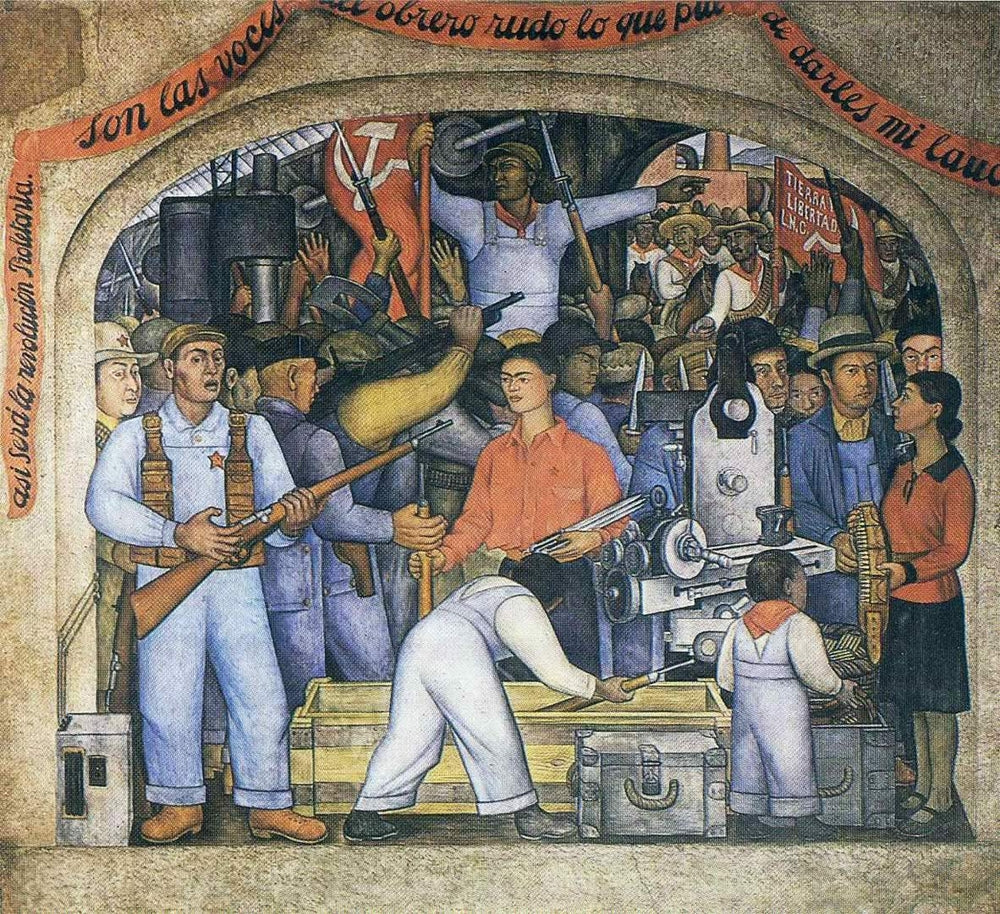 The Arsenal - by Diego Rivera